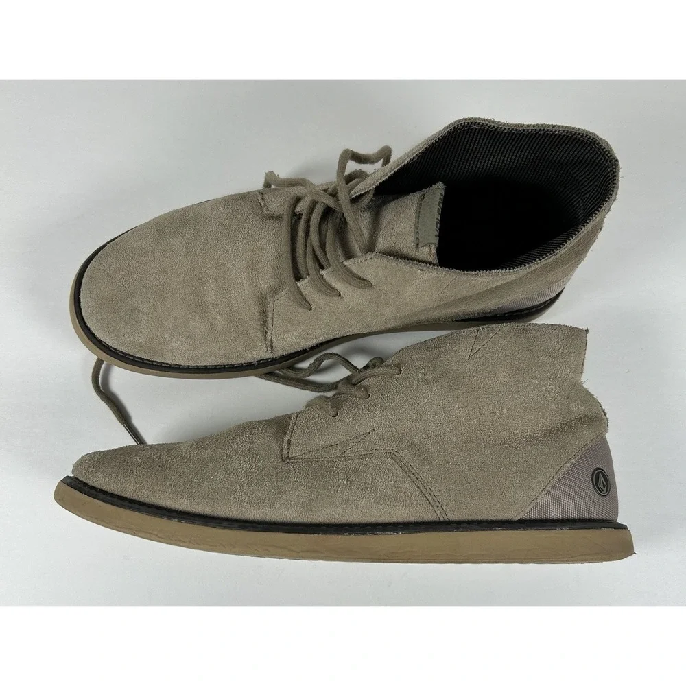 Volcom Suede Chukka Ankle Boots Shoes Mens Size 9 Brown